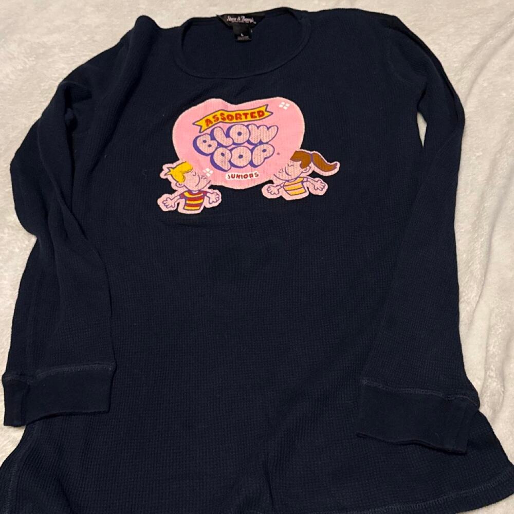Waffle net blowup long sleeve